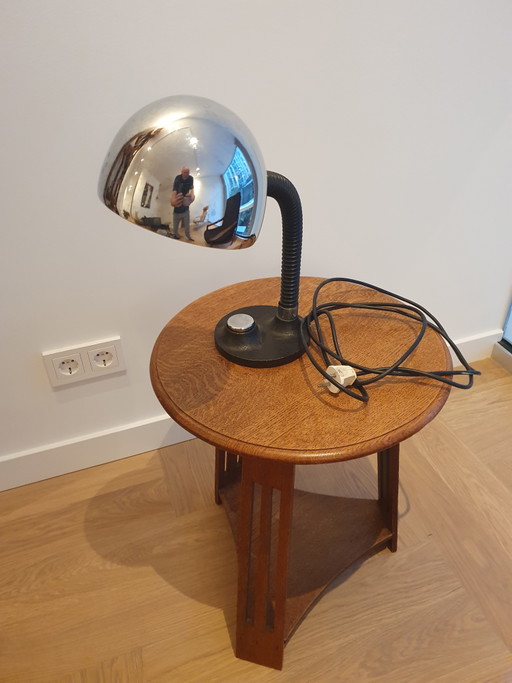 Vintage Space Age Bureaulamp Heinz F. W. Stahl Model 7403 Voor Hillebrand Leuchten Jaren 70 – bureaulampen, Iron, Metal