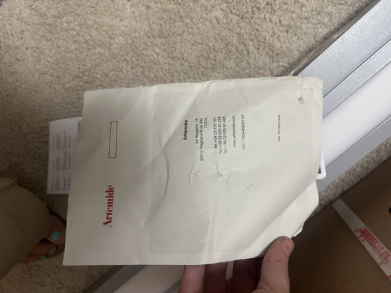 Image 1 of Artemide talo 120cm 2x nieuwe wandlamp