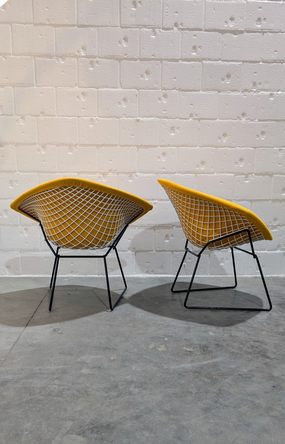 Image 1 of Bertoia diamond chairs set of 2 (1973 )