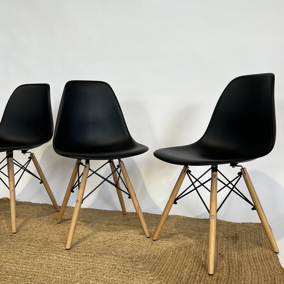 Image 1 of 4X Vintage Eetkamerstoelen