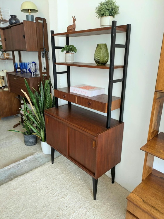 Vintage Highboard, Wall Unit – High Boards, Iron, Wood (photo 4 of 11)