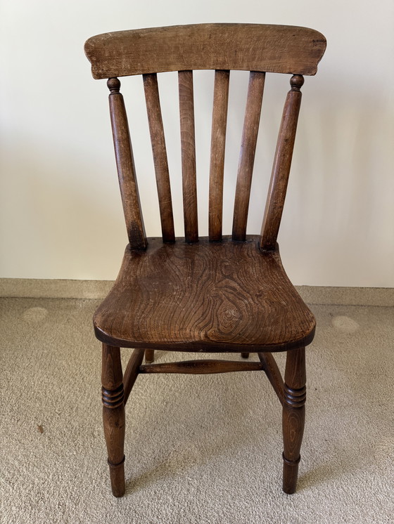 Image 1 of 3 antieke Engelse stoelen