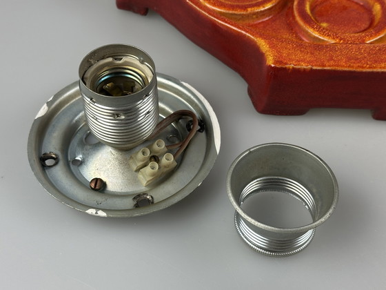 Image 1 of Lámpara de pared de cerámica de los años 60 y 70, diseño de la era espacial de mediados de siglo