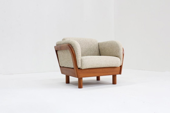 Image 1 of Fauteuil vintage danois en teck, style Olsen Laursen, années 1960