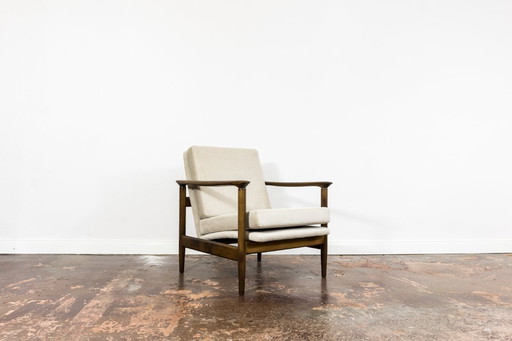 Mid Century moderne fauteuil GFM-142 van Edmund Homa, Polen, 1960