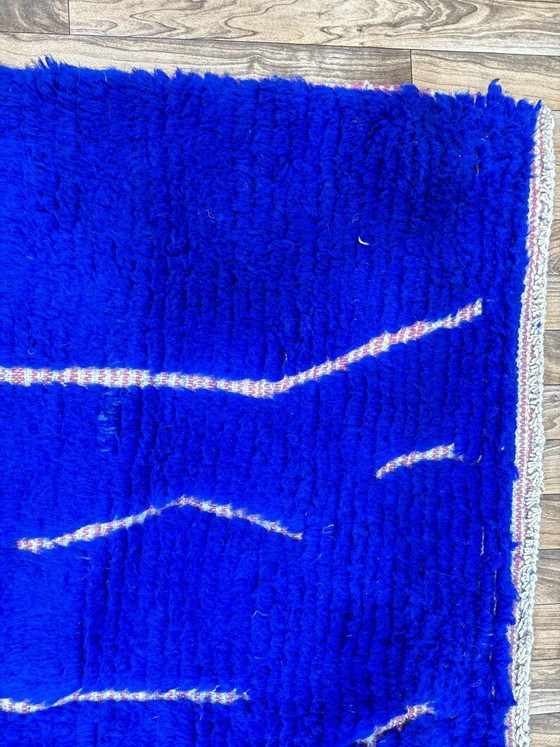 Magnifico Tappeto Blu in Lana 170/250cm – Tappeti, Wool (photo 8 of 10)