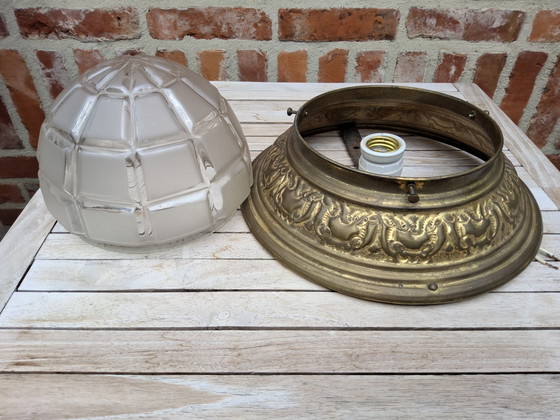 Image 1 of Art Nouveau plafondlamp j20/30