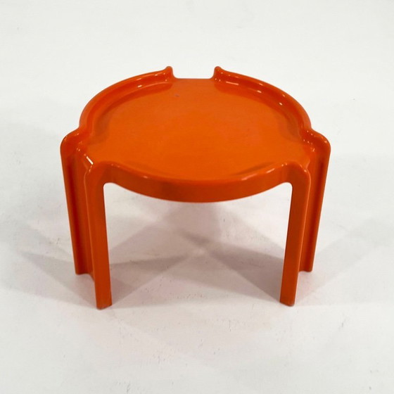 Image 1 of Mesa auxiliar naranja de Giotto Stoppino para Kartell, años 70