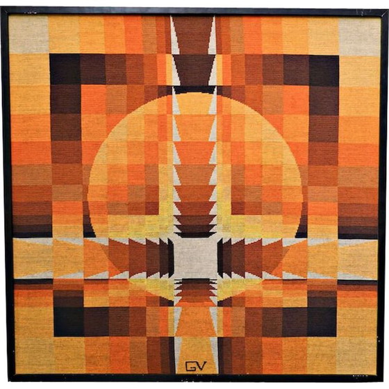 Image 1 of Vintage tapestry by Georges Vaxelaire, Belgium 1970