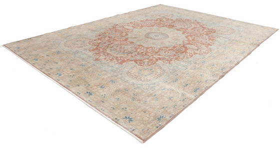 Image 1 of Origineel handgeknoopt oosters tapijt, vintage Art Modern stijl, 400 x 293 cm, uitstekende staat