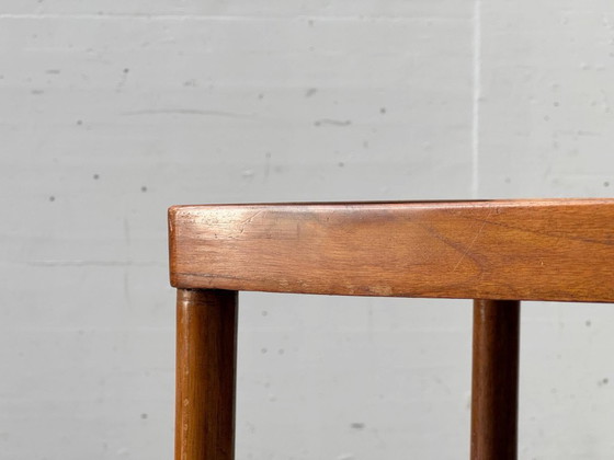 Image 1 of Mid-Century Beistelltisch mit Ablage aus Teakholz, 1960er Jahre