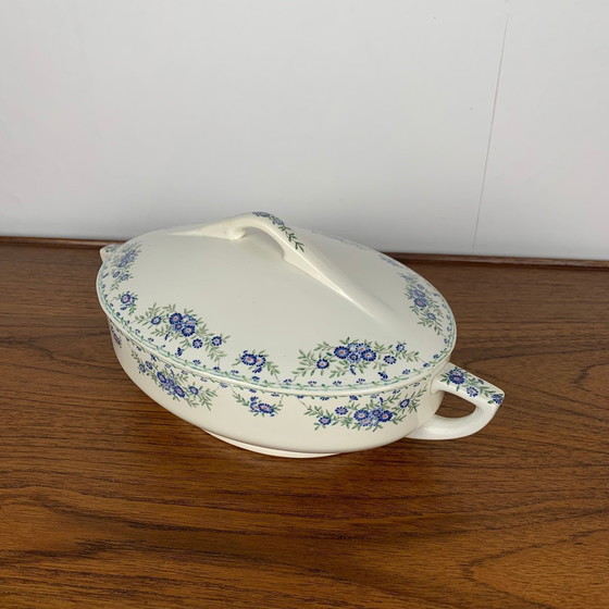 Image 1 of Kleine Suppenterrine / Gemüseschale Sarreguemines U&C, Modell Marguerite