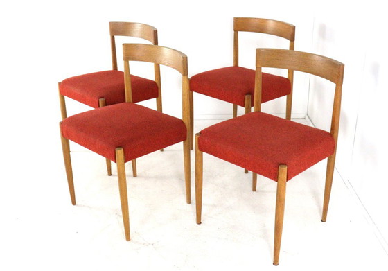 Set 4 Deense Design Stoelen Vintage – Eetkamerstoelen, Wood (photo 17 of 17)