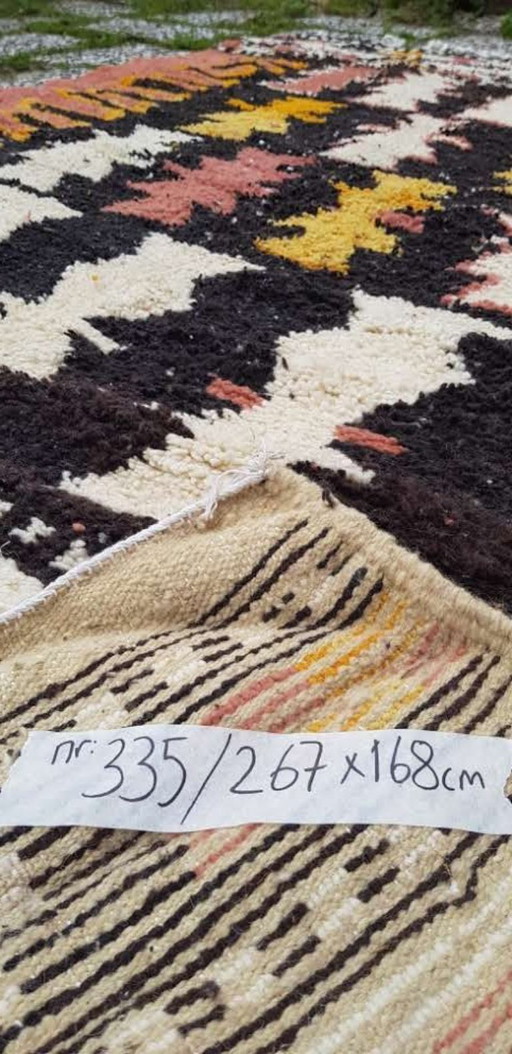 Handgeknoopt Berber kleed wol 267x168cm