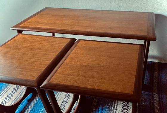 Image 1 of Coffee Table with Nesting Tables from G-Plan, Set of 3