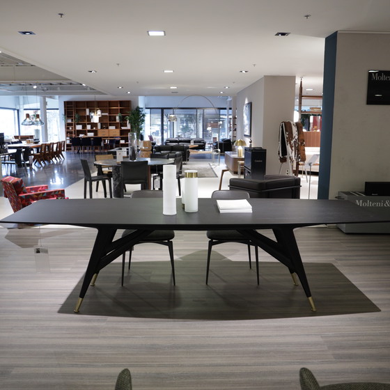 Image 1 of Molteni&C dining table - 280x100 with Gio Ponti dining chair (set of 4)