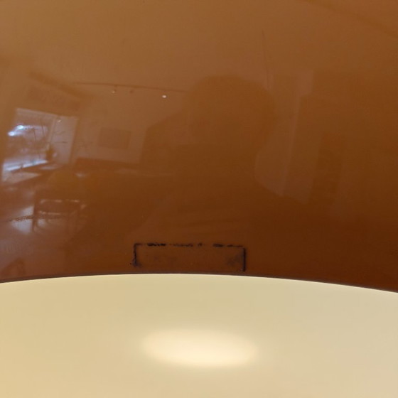 Image 1 of Suspension vintage en plastique beige