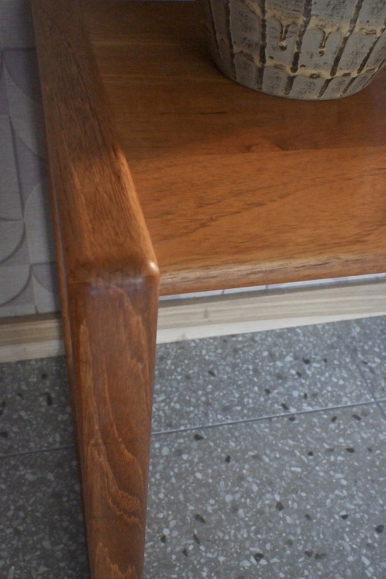 Image 1 of Table d'appoint vintage en chêne massif, design danois