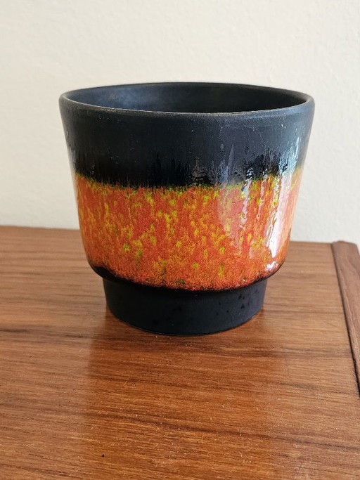 Ceramic Vintage Flower Pot 1970s