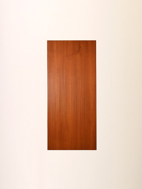 Image 1 of Bureau scandinave vintage en teck avec 7 tiroirs