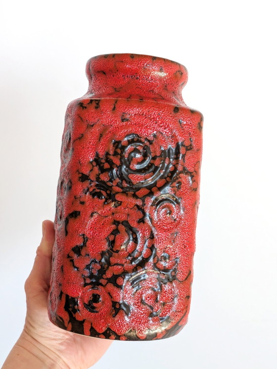 Image 1 of Vintage 1960s Scheurich 282-20 Vase | West German Pottery