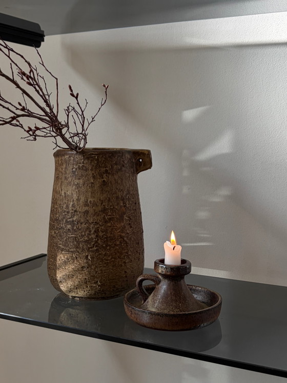 Portacandele vintage in ceramica (photo 3 of 4)