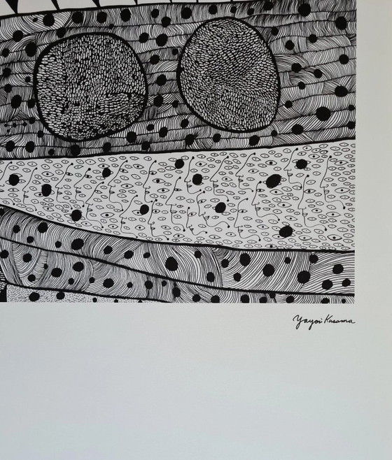 Image 1 of Nach Yayoi Kusama, Aufwachen, Lithografie, 1990er Jahre