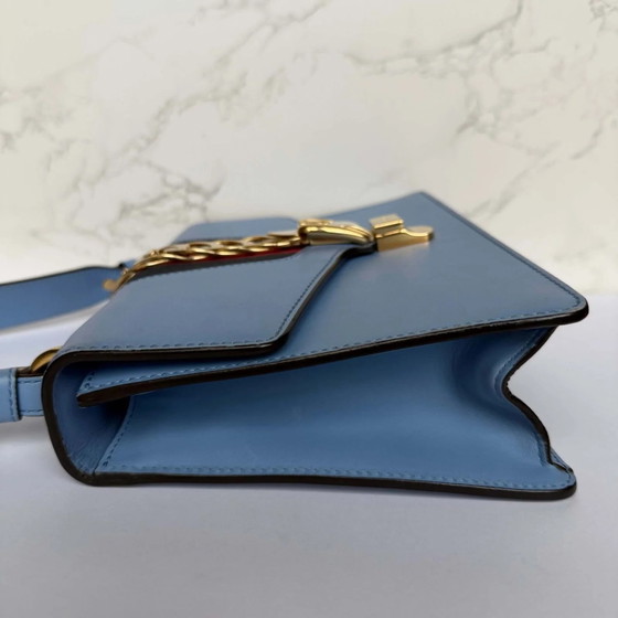 Gucci small Sylvie cuir bleu – Autres sacs (photo 14 of 19)