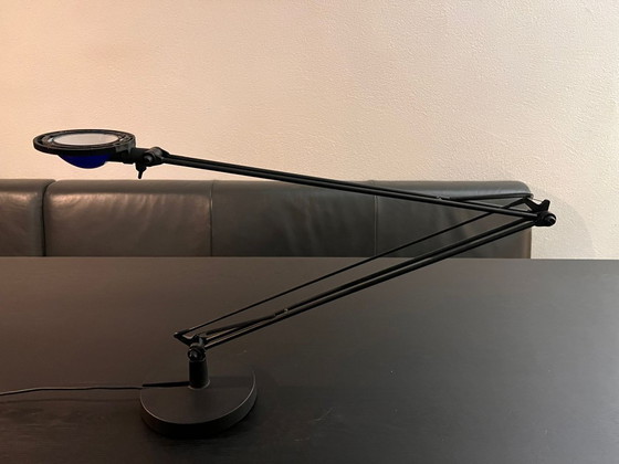 Image 1 of Luceplan Berenice D12 – Design door Rizzatto & Meda – verstelbare blauwe kap