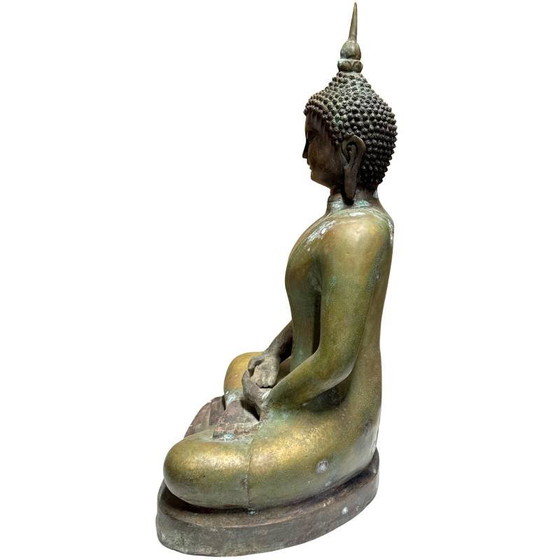 Estatua de Buda de bronce china temprana – Análisis técnico, Período Yongle (1402–1424) – Esculturas, Bronze (photo 7 of 13)