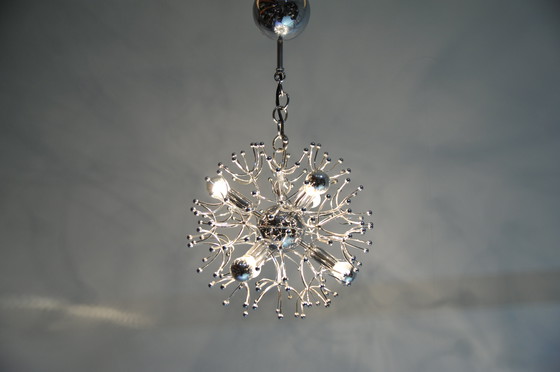 Image 1 of Sputnik plafondlamp in chroom van Gaetano Sciolari