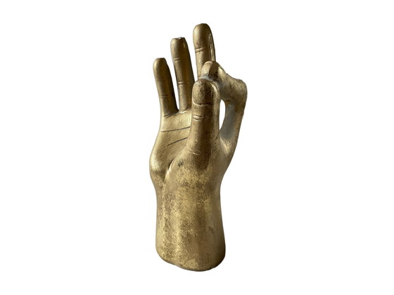 Image 1 of Gold Hand Ornament