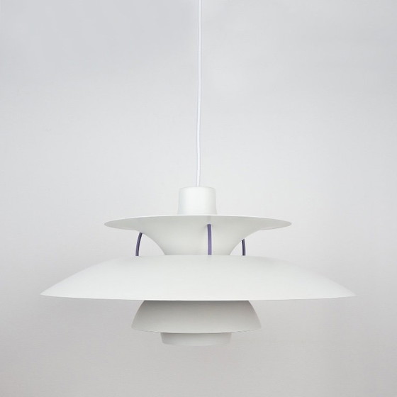 Danish Vintage PH 5 Pendant Lamp by Poul Henningsen, Louis Poulsen, 1958 – Aluminium (photo 2 of 9)