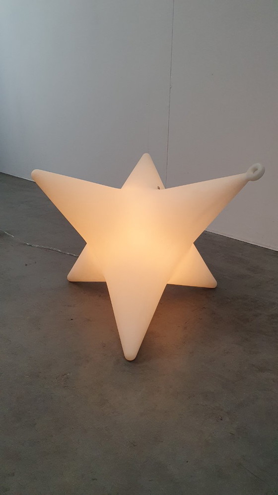 Image 1 of 2x Slide Studio Design Italy Sirio Lampen, weiße Sternform