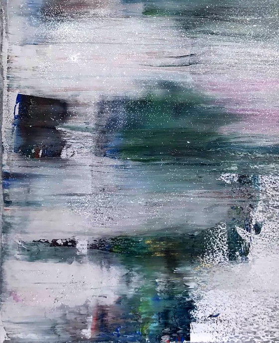Original Acrylic Painting Abstract Expressionism Night Coolness – Paintings & Drawings, Canvas (photo 6 of 7)