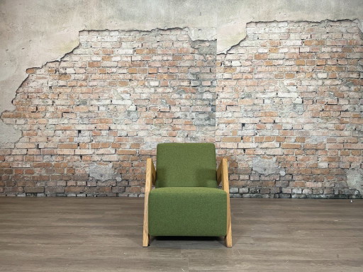 De Vorm Daddy's Chair - Green | Dutch Design