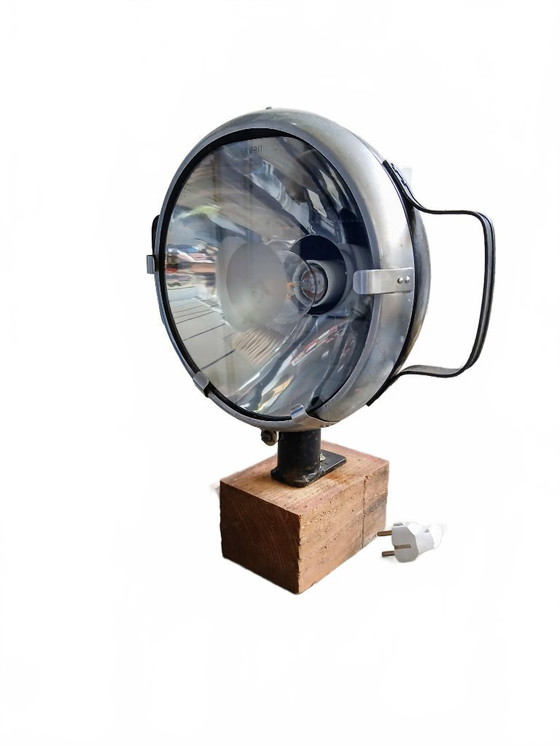 Image 1 of Steampunk Lamp from an Old Spotlight