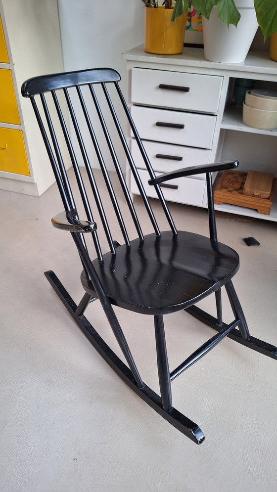 Image 1 of Mid century schommelstoel stijl: tapiovaara,  lena larsson