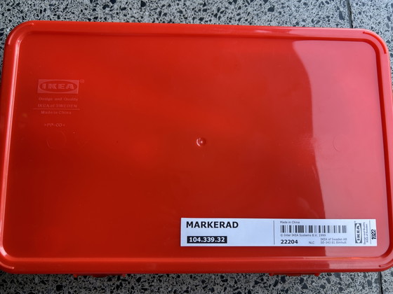 Image 1 of Set di 17 strumenti per i compiti IKEA MARKERAD di Virgil Abloh - Nuovo