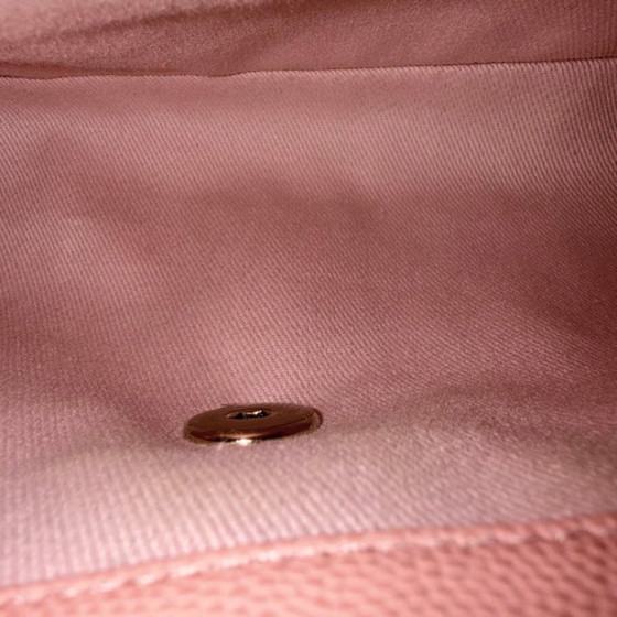 Image 1 of Chanel Coco Handle Small - Collection Caviar matelassé rose et or