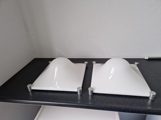 Image 1 of Martinelli Bolla plafond of wandlamp druppel vintage