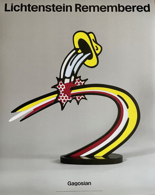 Roy Lichtenstein (1923-1997), Coup de Chapeau I, 1996, copyright Estate of Roy Lichtenstein, Printed in the USA