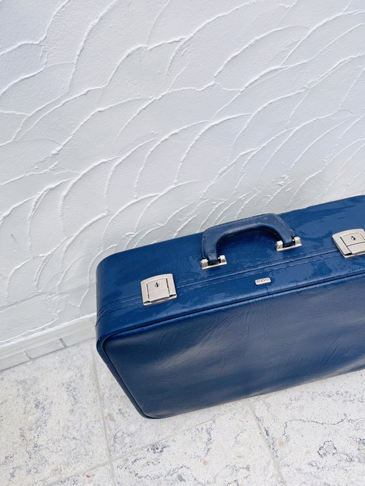 Valise Vintage Bleu Oda