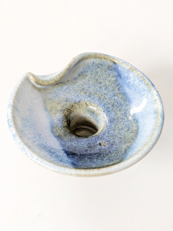 Image 1 of Een paar handgemaakte kandelaars van Duits studiokeramiek uit het midden van de 20e eeuw, Till Sudeck, jaren 60.