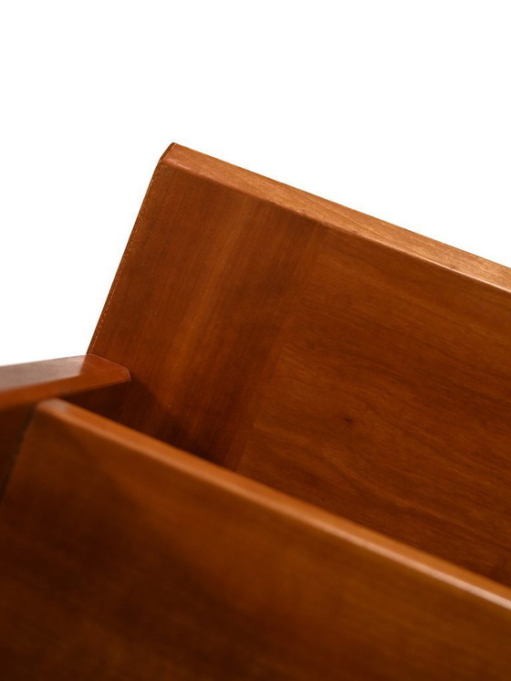 Image 1 of Scandinavian bookcase with sideboard and open shelves, 40s/50s