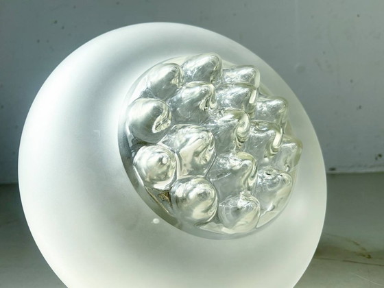 Image 1 of Suspension Peill & Putzzler AH 43 en cristal satiné, années 1970