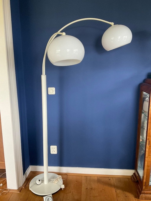 Vintage Dijkstra floor lamp, 2 bulbs