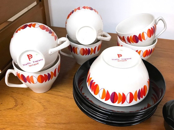 Image 1 of Vintage coffee set 'Eclipse' Empire Porcelain Pottery 1960s