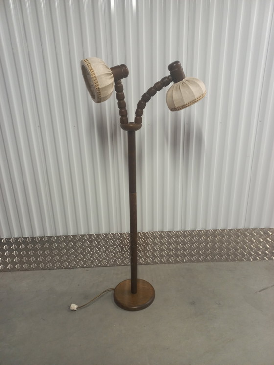 Image 1 of Lampada da terra vintage Steinhauer con doppio paralume, anni '60/'70