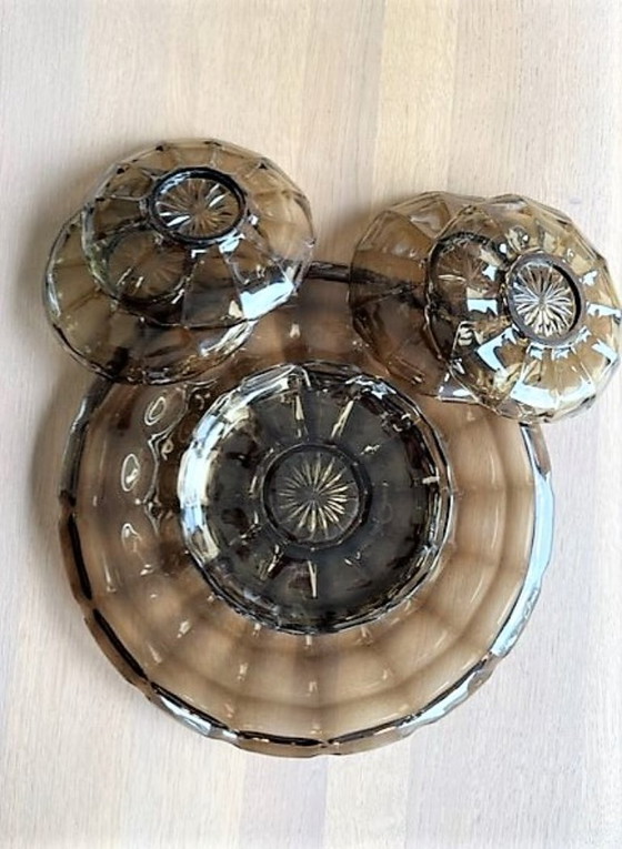 Image 1 of Service à pâtisserie vintage de 9 pièces datant de 1915, avec pelle à gâteau d'époque.